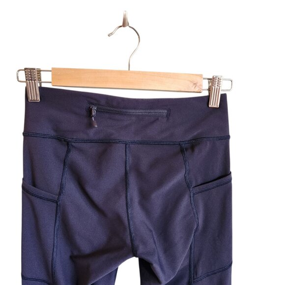 Lululemon Pants Women's 4 Blue Tight Stuff Tight II 25" Inseam Workout Gym - Picture 7 of 10